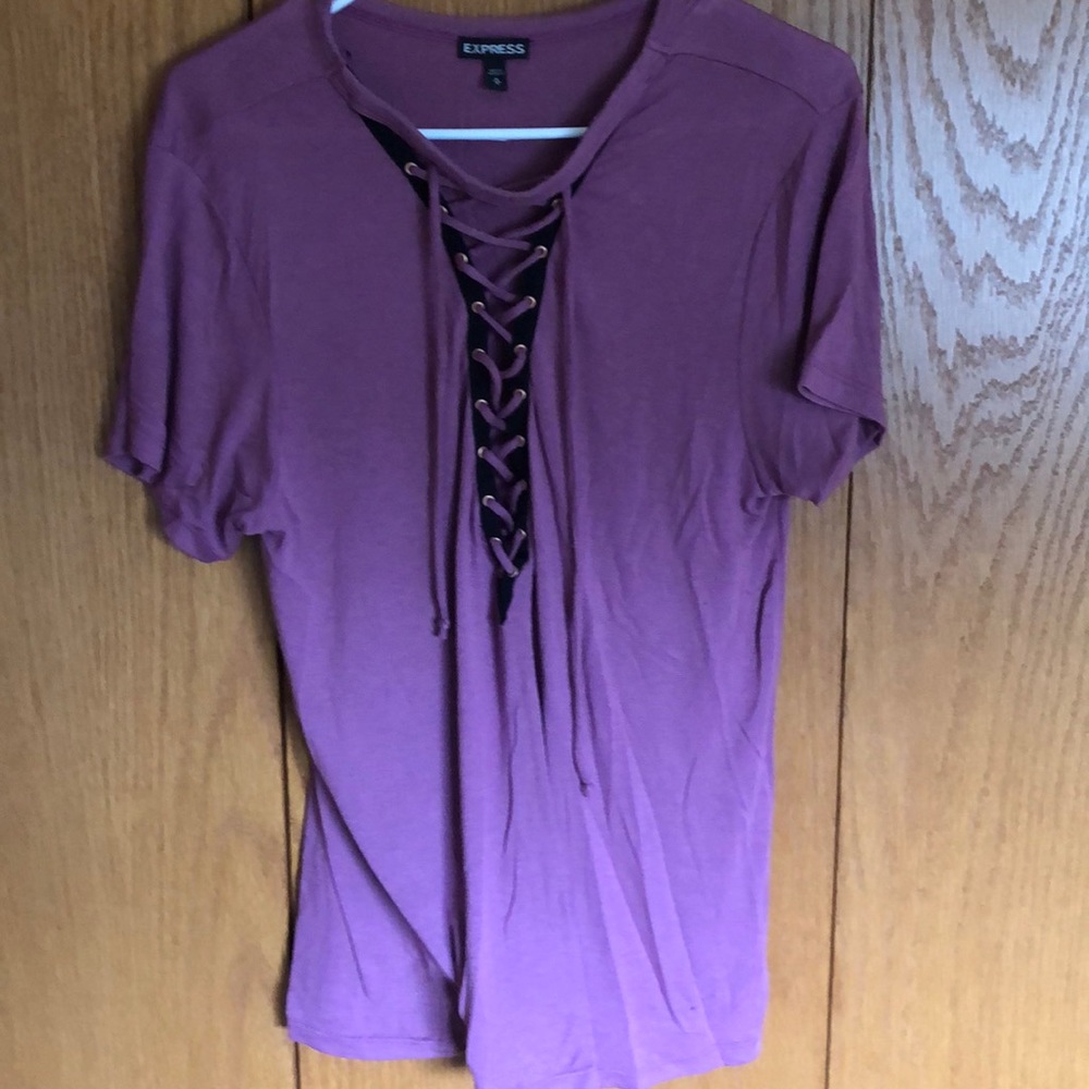 Lace Front Tee